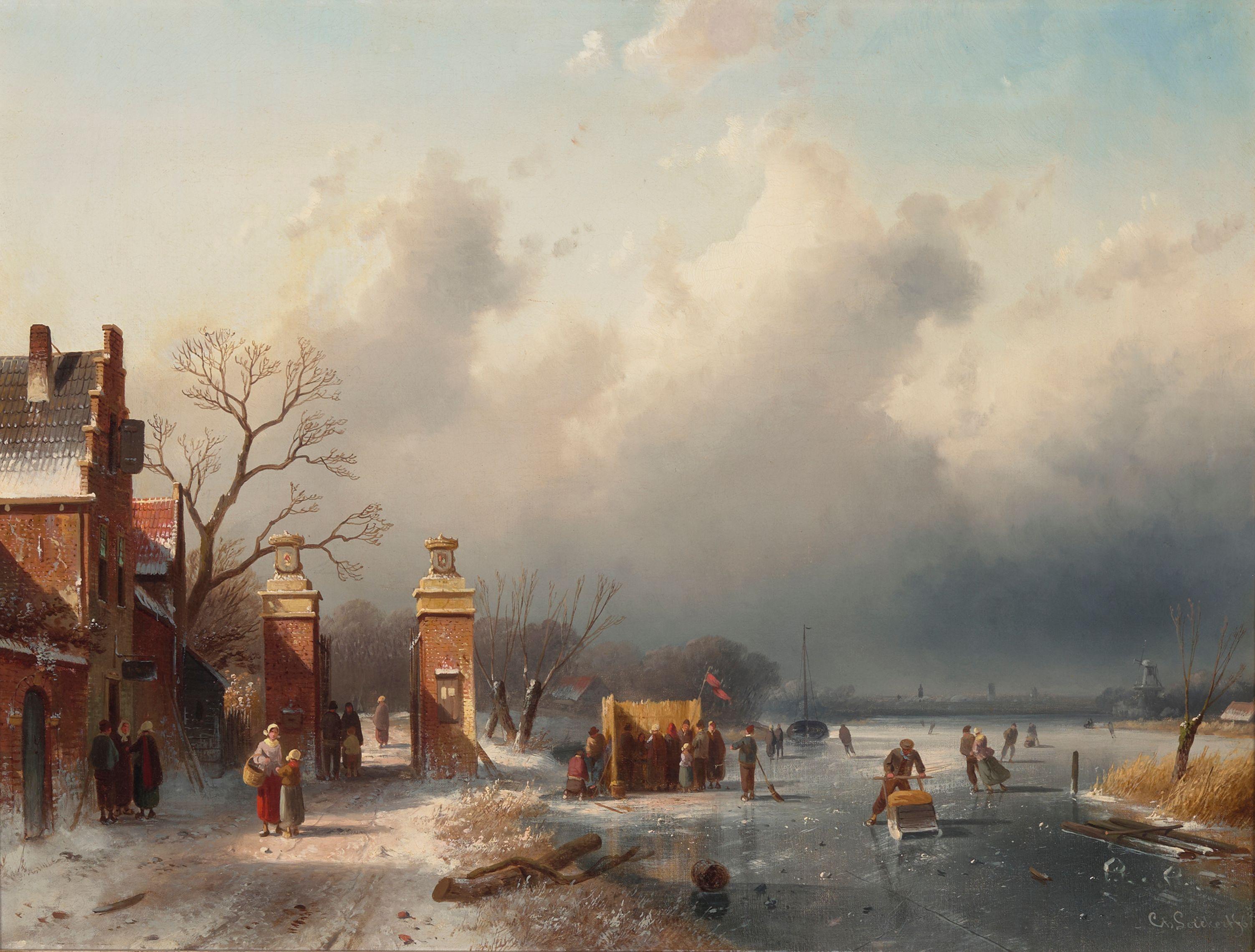 Charles Henri Joseph Leickert - Oud tol in Warmond