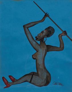 Charles Henry Alston - Seated Nude