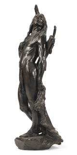 Charles Henry Humphriss - Brave Warrior With Quiver And Bearskin