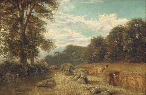 Charles Henry Passey - Near Harrogate, Yorkshire; and Harvesting