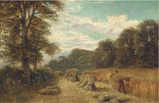 Charles Henry Passey - Near Harrogate, Yorkshire; and Harvesting