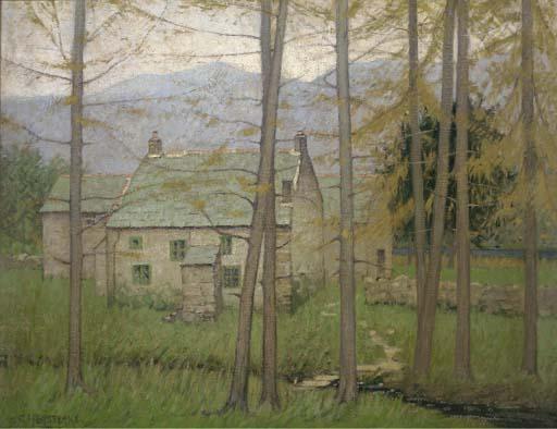 Charles Herbert Eastlake, R.B.A. - A Woodland Cottage