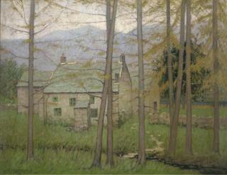 Charles Herbert Eastlake, R.B.A. - A Woodland Cottage