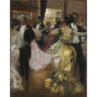 Charles Hoffbauer - At The Ball