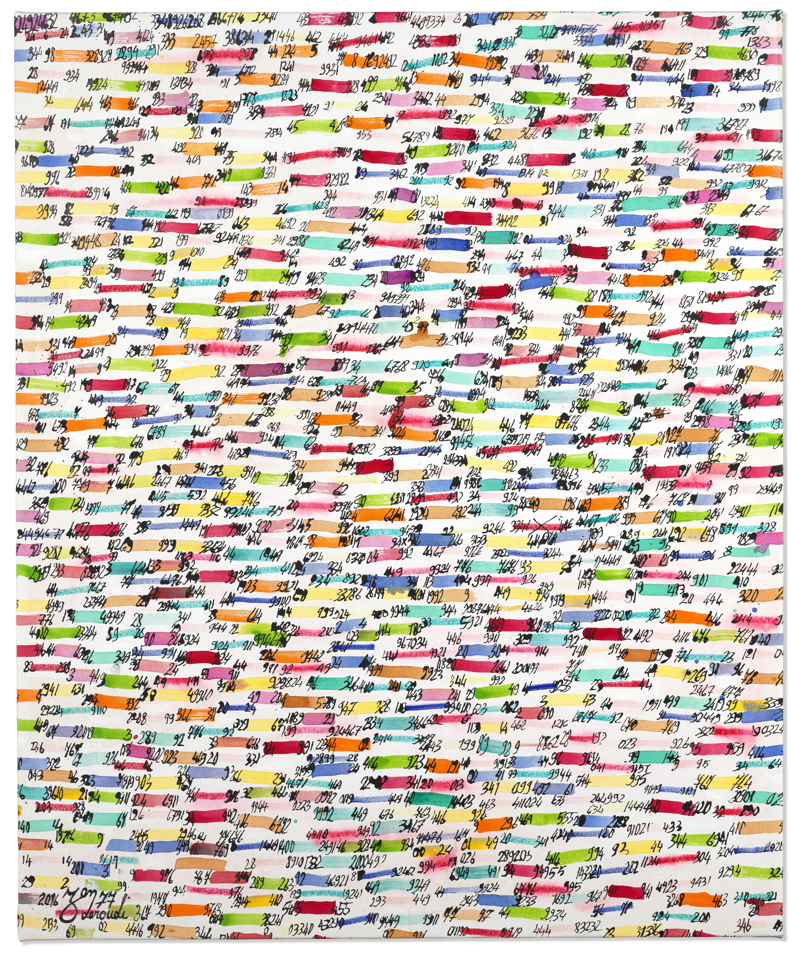 Charles Hossein Zenderoudi - 28+ADAD+ADAD