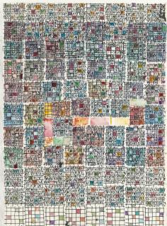 Charles Hossein Zenderoudi - Iranianuntitled (From The Number Series)