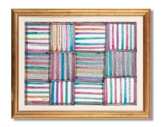 Charles Hossein Zenderoudi - Untitled (Windows)