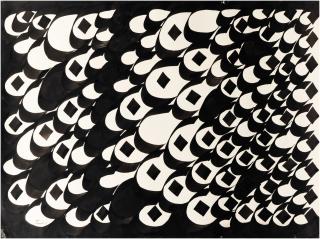 Charles Hossein Zenderoudi - Untitled