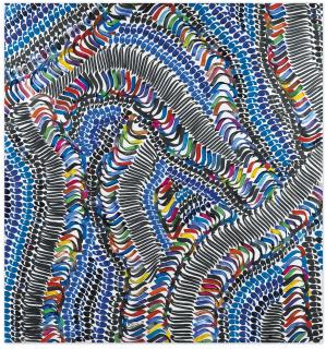 Charles Hossein Zenderoudi - Vav + He + Alef