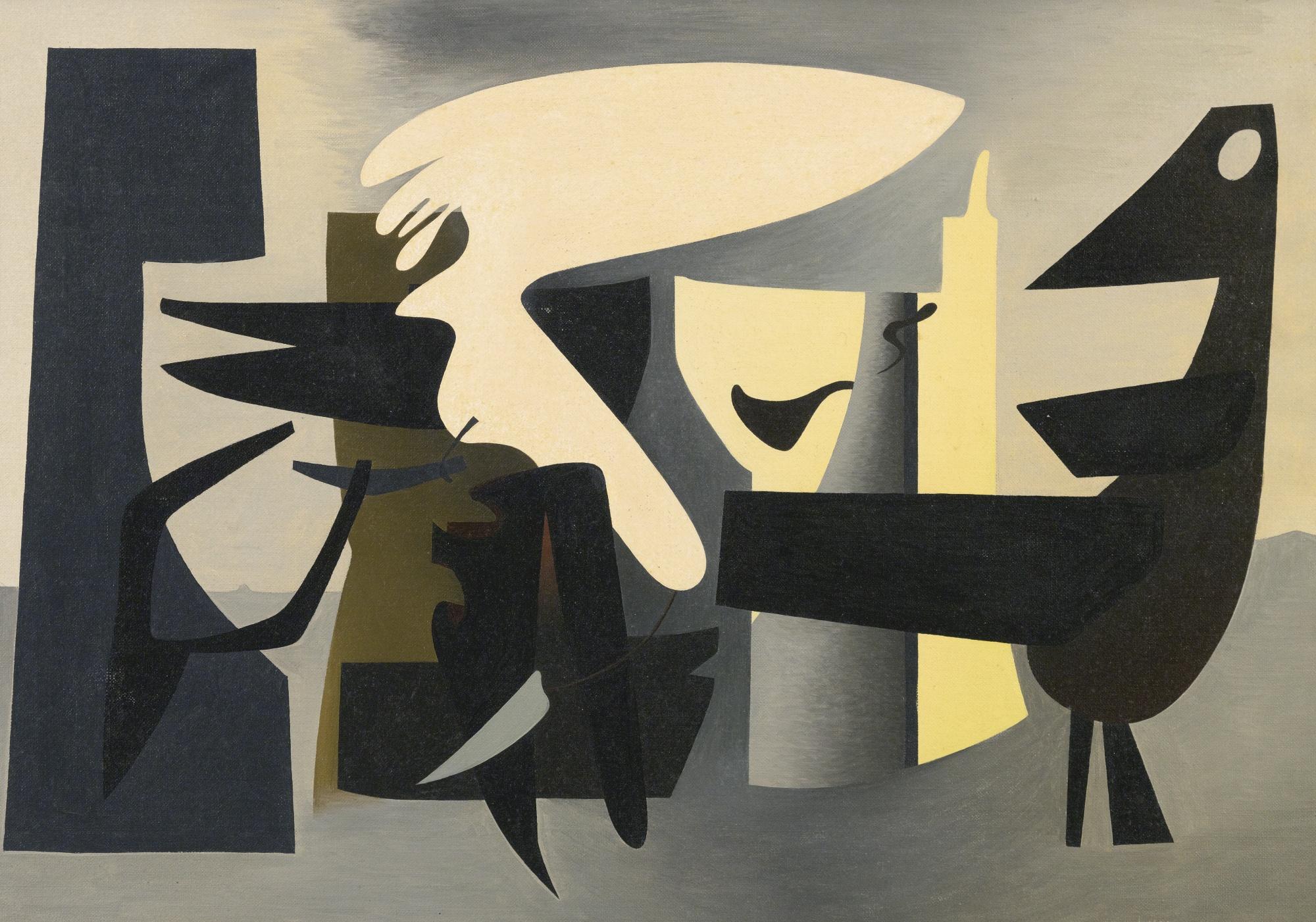 Charles Houghton Howard - Abstract Composition (Untitled)
