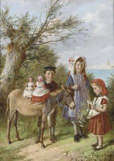 Charles Hunt - Dollies on a donkey