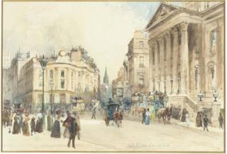 Charles James Lauder, R.S.W. - The Mansion House, London
