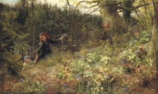 Charles James Lewis, R.I., R.O.I. - A Woodland Ramble \