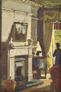 Charles James Mccall, F.R.S.A., R.O.I. - Knightsbridge interior
