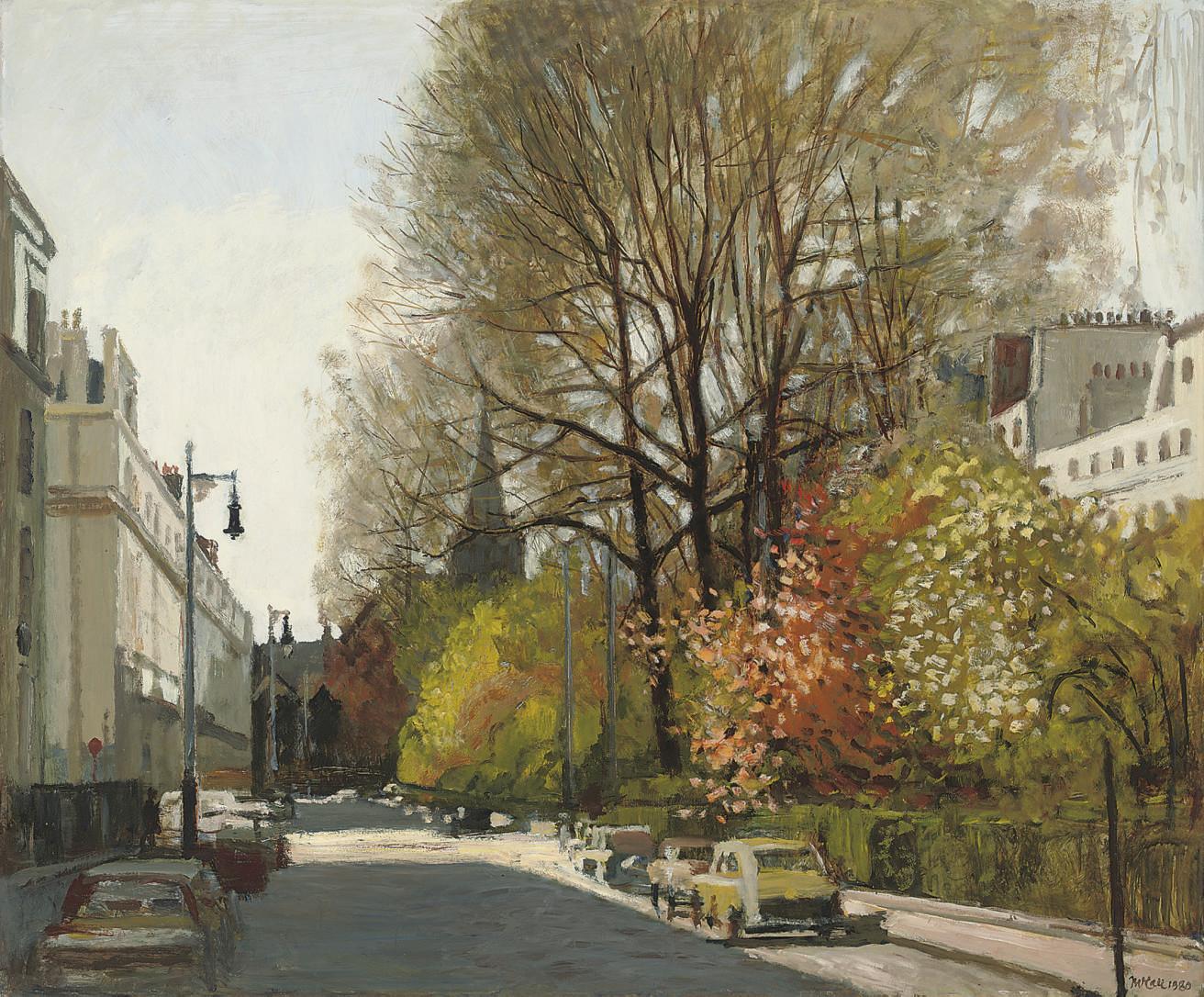 Charles James McCall, R.O.I., N.E.A.C. - Spring morning, Belgravia