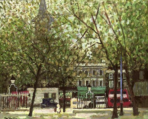 Charles James McCall, R.O.I. - Orange Square, Pimlico