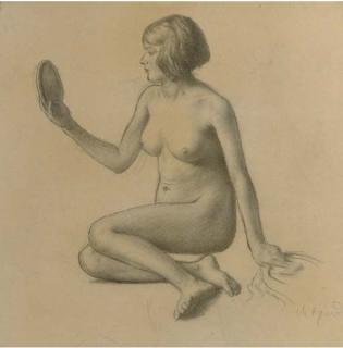 Charles-Jean Agard - A pensive gaze