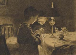 Charles-Jean Agard - Couture à la veillée