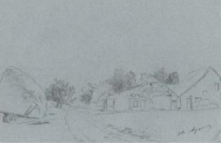 Charles-Jean Agard - The overloaded hay-cart