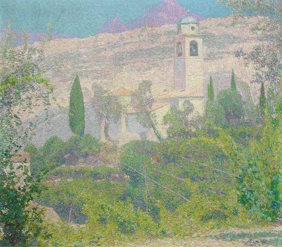 Charles Johann Palmié - Südliche Landschaft (Gardasee)