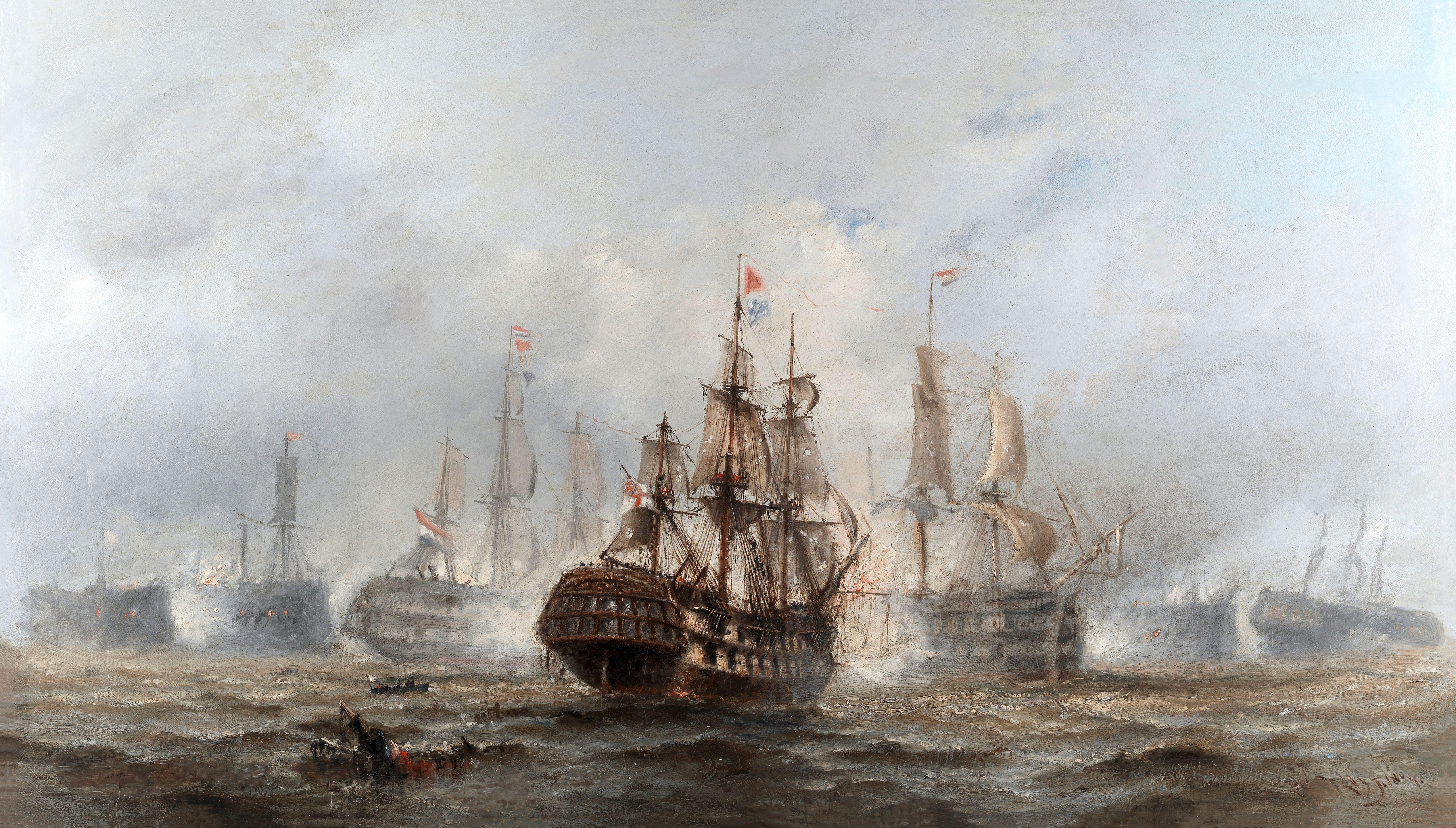 Charles John De Lacy - The Battle of Camperdown, 1797