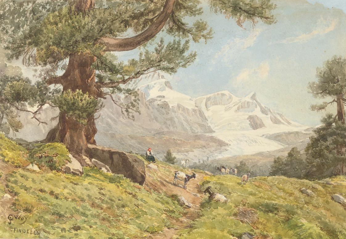 Charles Jones Way - The goat herd, Findelen, Austria