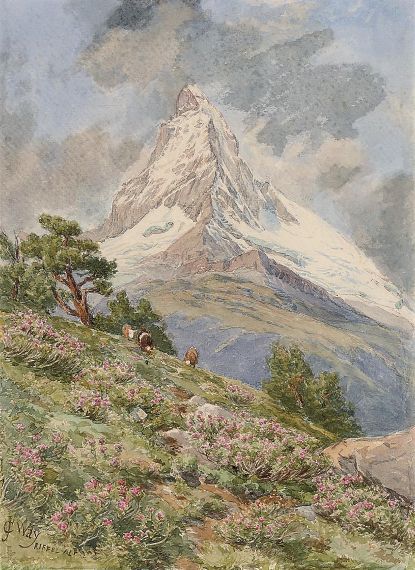 Charles Jones Way - The Matterhorn from Riffel Alp