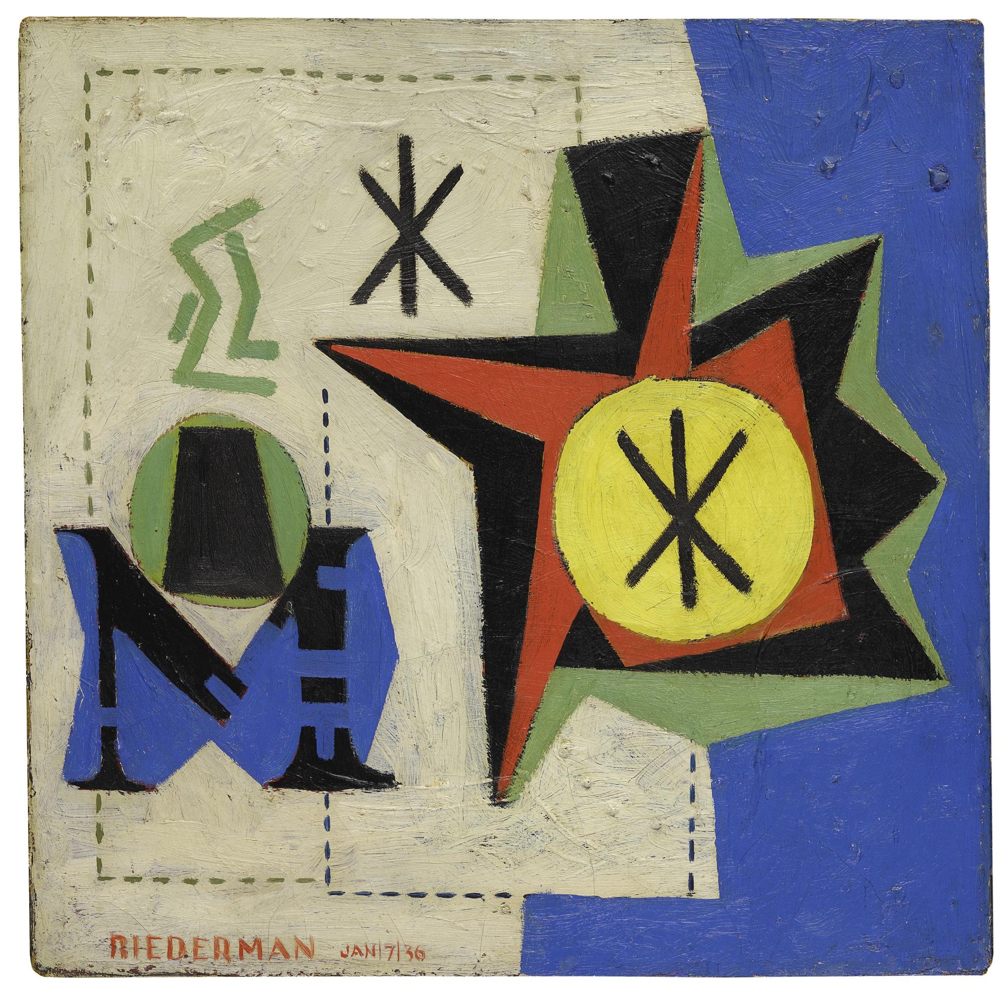 Charles Joseph Biederman - Untitled (New York, January 7, 1936)