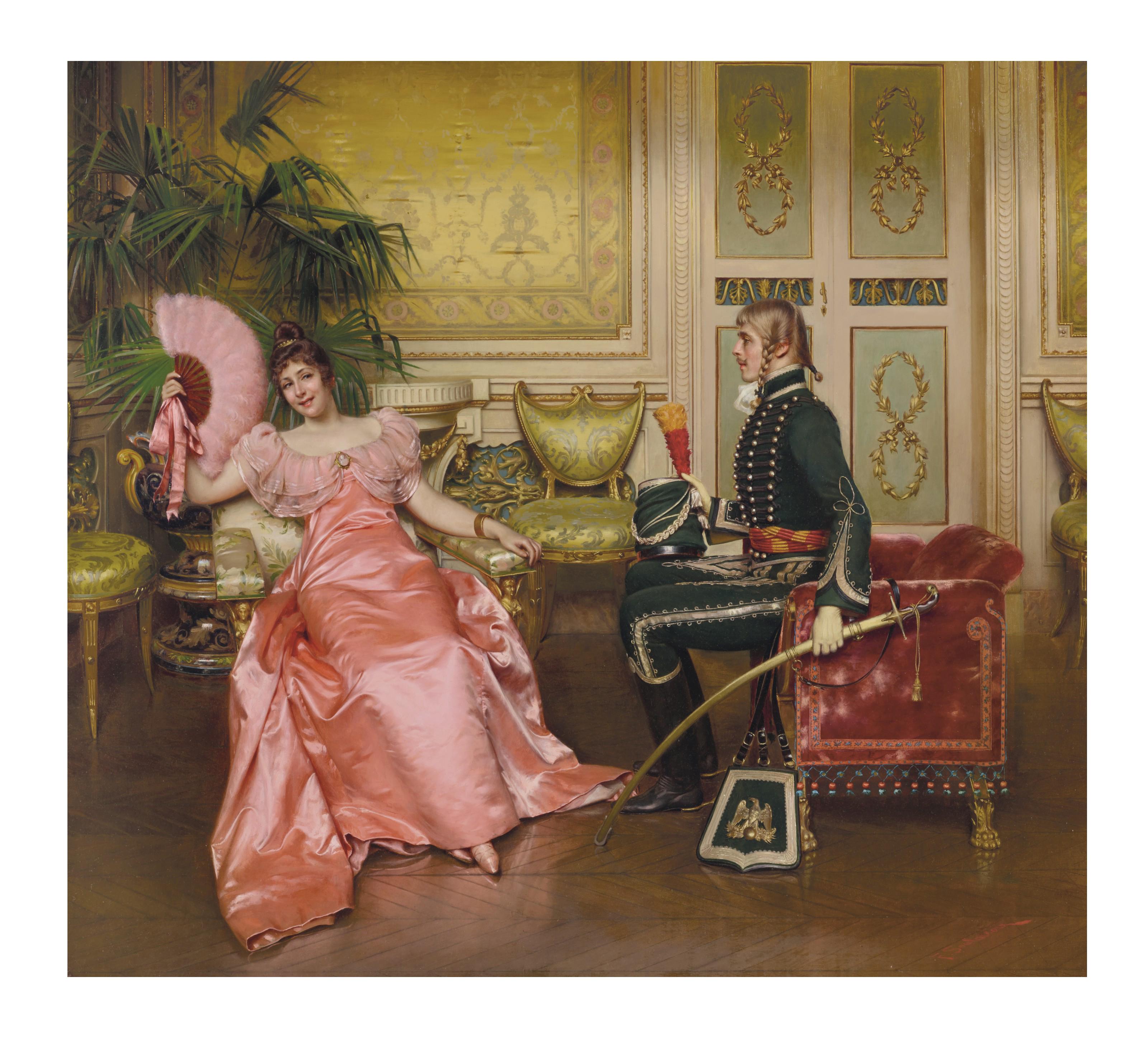 Charles-Joseph-Frédéric Soulacroix - Flirtation