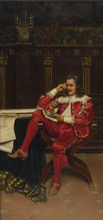 Charles Joseph Frédéric Soulacroix - French A Gentleman Reading