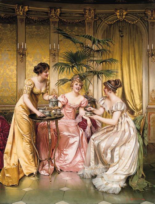 Charles Joseph Frédéric Soulacroix - Three for tea