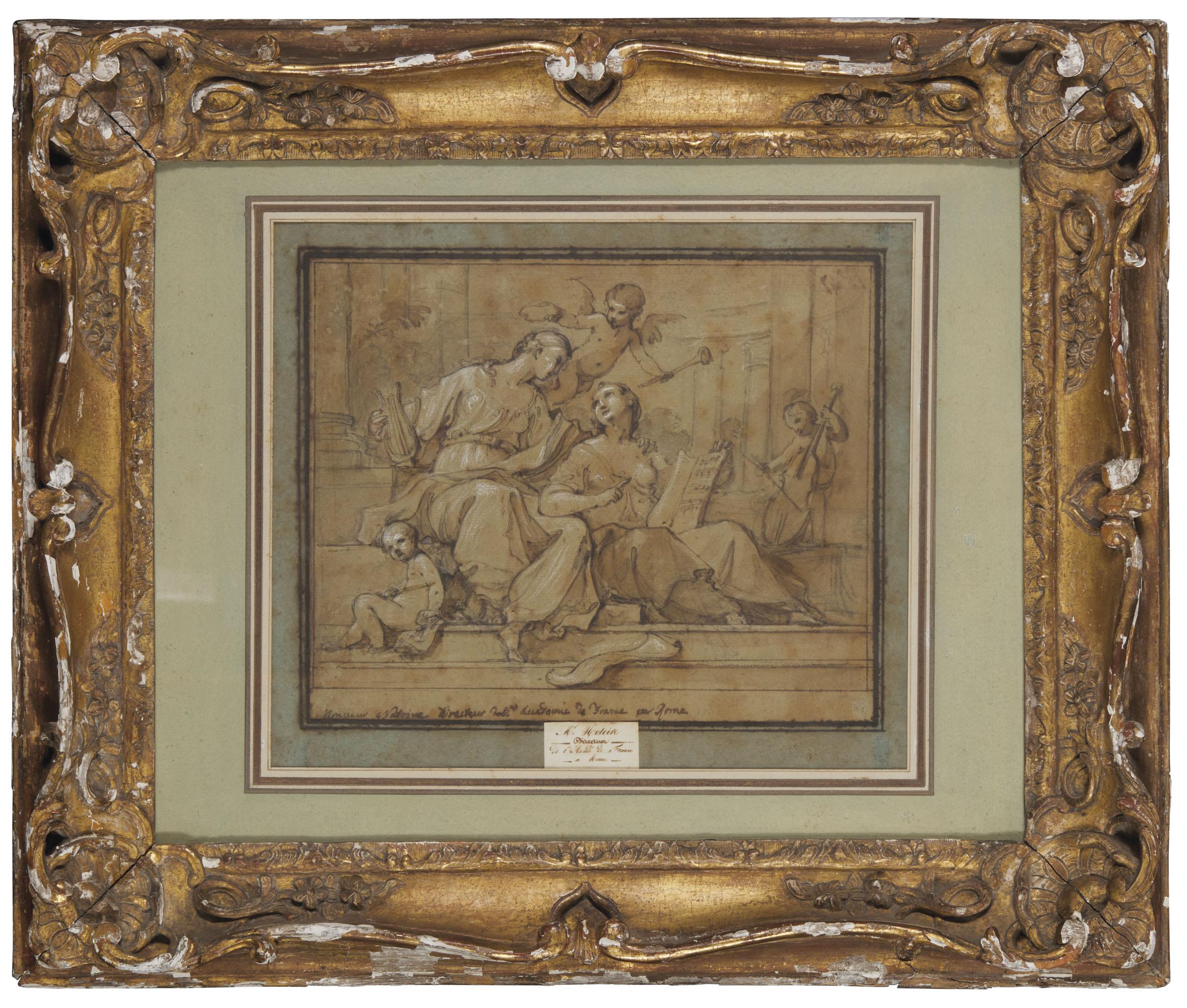 Charles-Joseph Natoire - Allégorie de la Poésie lyrique et la Musique