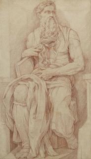 Charles-Joseph Natoire - Moïse, d\'après Michel-Ange
