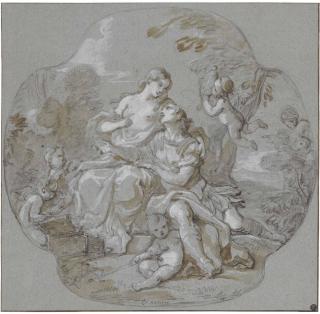 Charles-Joseph Natoire - Rinaldo And Armida