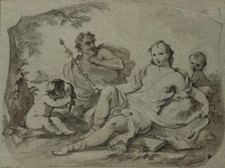 Charles-Joseph Natoire - Thalia, muse of Poetry