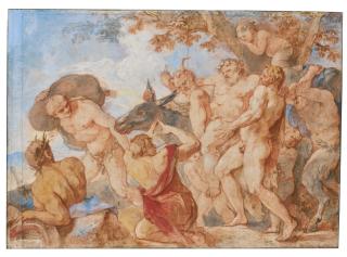 Charles-Joseph Natoire - The Procession Of Silenus