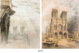 Charles Jouas - La Cathédrale de Reims; Incendie de La Cathédrale de Reims; Notre Dame de Reims: L\'Annonciation; Notre Dame de Reims: L\'Ange de L\'Annonciation Au Portail