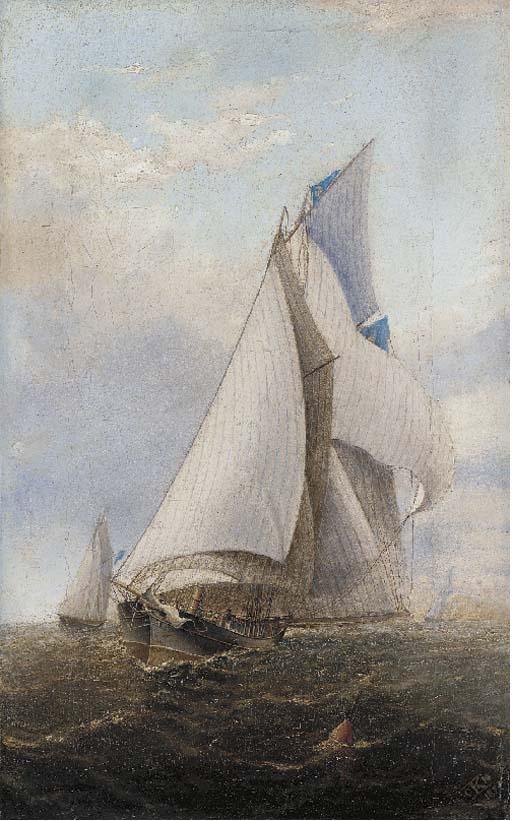 Charles Keith Miller - Approaching the turning mark