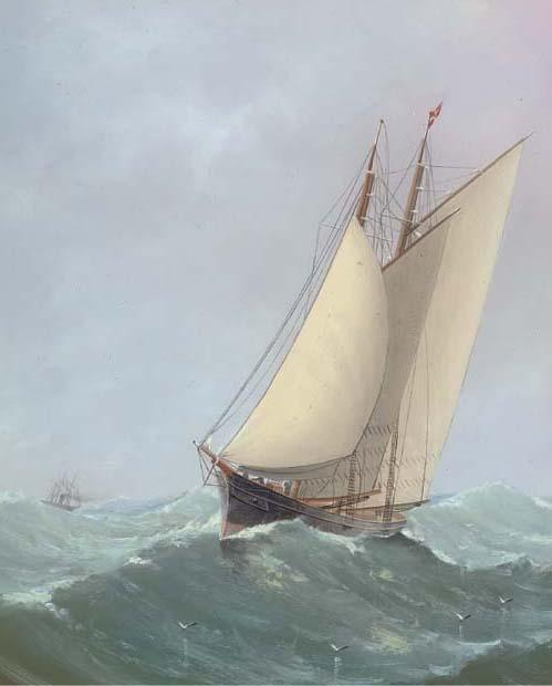 Charles Keith Miller - Housed Topmasts