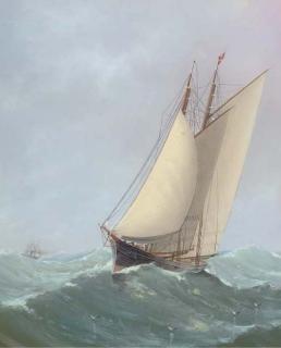 Charles Keith Miller - Housed Topmasts