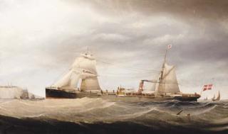 Charles Keith Miller - The Freja in Scottish waters