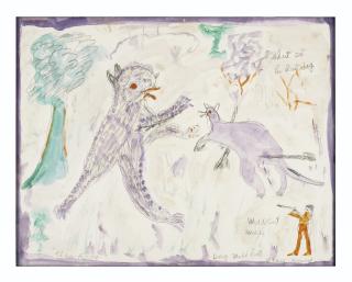 Charles Kinney - Dog, Wild Cat and Hunter