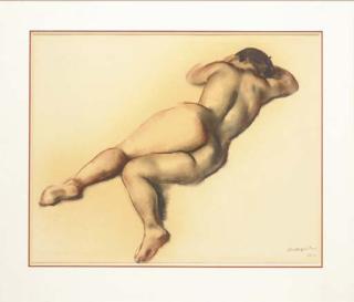 Charles Kuapil - Femme Allongée