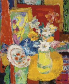 Charles Kvapil - Nature morte avec fleurs