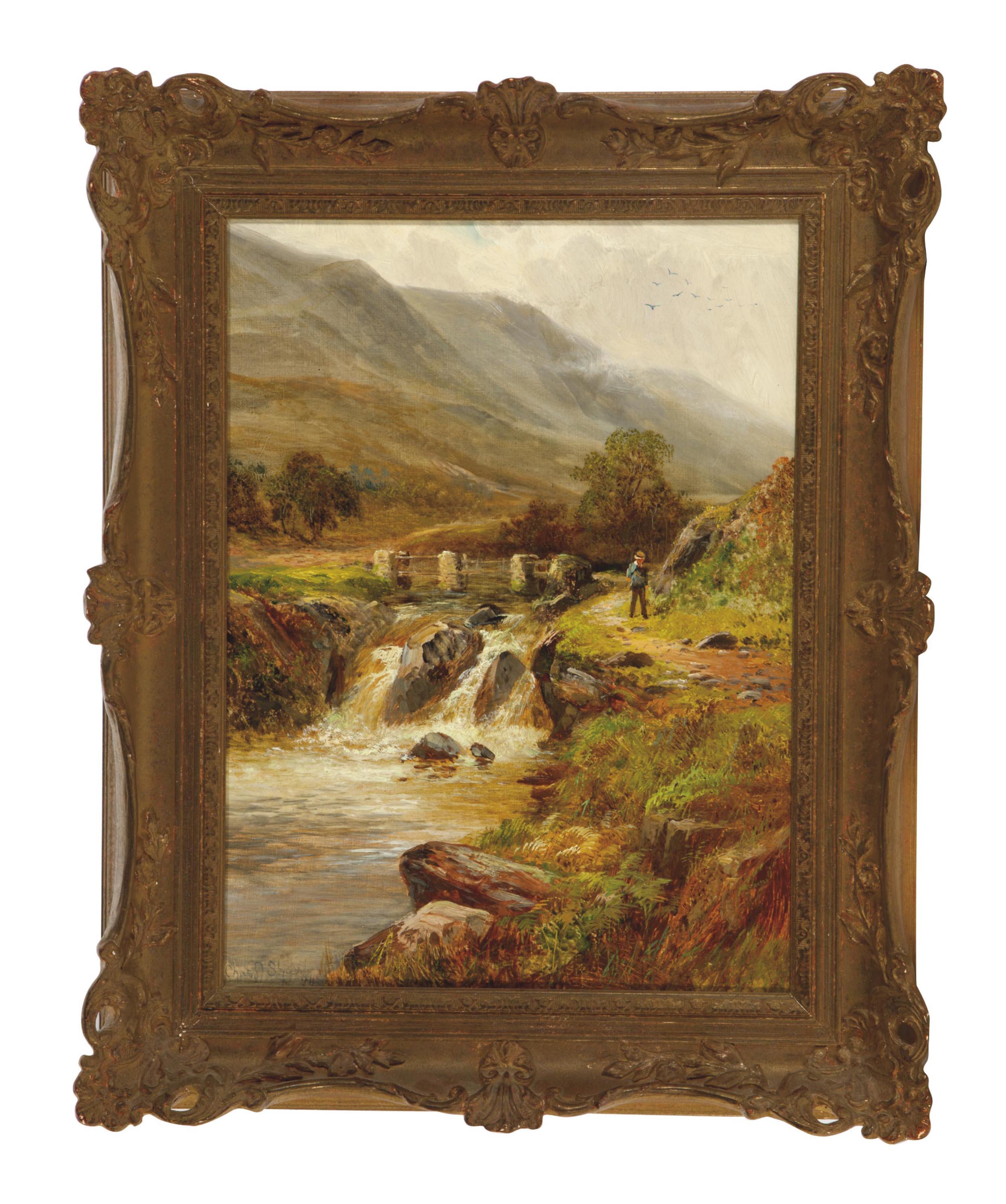 Charles L. Shaw - A traveler along a path in the Highlands