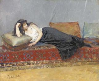 Charles Landelle - Odalisque