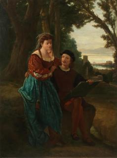 Charles Landseer - The lesson