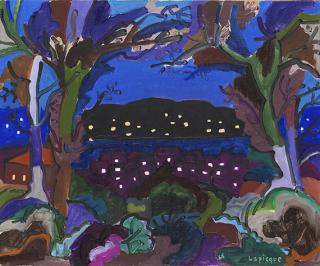 Charles Lapicque - Crépuscule au bord d\'un lac