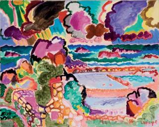 Charles Lapicque - L\'orage sur Bréhât