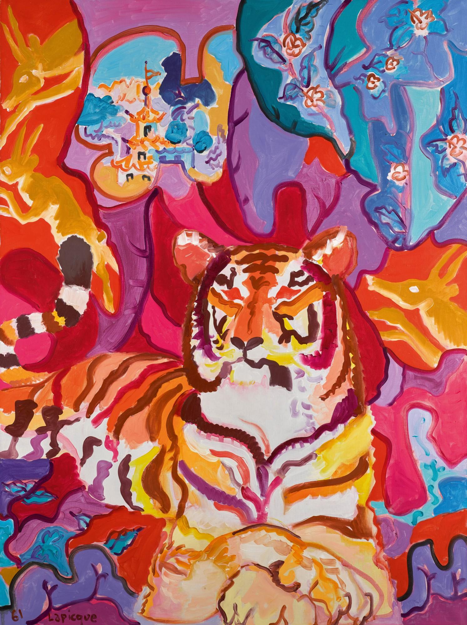 Charles Lapicque - Portrait d\'un Tigre